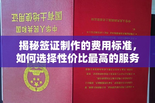 花山揭秘签证制作的费用标准，如何选择性价比最高的服务？