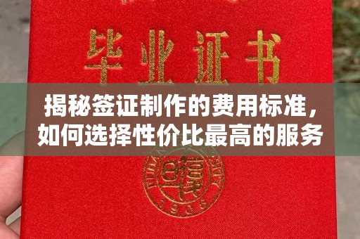 花山揭秘签证制作的费用标准，如何选择性价比最高的服务？